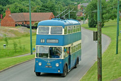 Bradford Trolleybus 735 at Black Country Living Museum - geograph.org