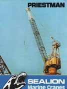 A 1980s Priestman Sealion Pedestal Harbourcrane