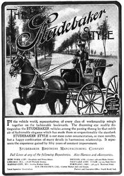 Studebaker advertisement, 1902