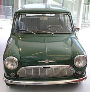 An Almond Green Mark I Morris Mini Minor
