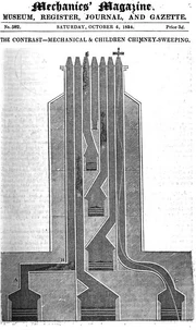  A seven-flue chimney in a four storey Georgian house in London, showing alternative methods of sweeping