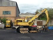 A 1980s Priestman Mustang 150 Excavator Diesel