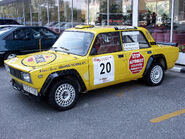 Rally-prepared Lada in Hungary