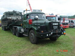 Scammell Contractor with tank transporter load - Belvoir-DSC01250