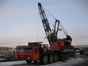 A 1990s Priestman Lion MH400 120T MOL Cranetruck Diesel