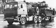 A 1980s Scammell S26 6X4 Military Tank Transporter