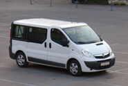 Europcar rent-a-car Opel Vivaro bus in Pula, Croatia.