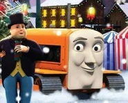 Terence the tractor in Thomas & Friends is based on the Caterpillar twenty-two tractor