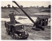 A 1950s Priestman Panther Dragline Diesel