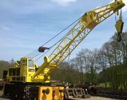 1980s COLES Gladiator Railcrane Diesel Electric 15T