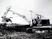 A 1950s Priestman Beaver Excavator Diesel