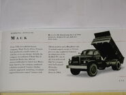 A 1950s MACK Tipperlorry Diesel made by Mack Trucks GB Limited using some Bedford lorry parts