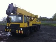 A 1980s HYDROCON Huntsman Turbodiesel 8-15T Cranetruck 6X4