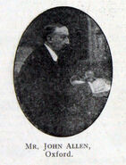 Mr John Allen of Oxford engineer, inventor and company founder