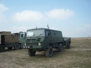 Pinzgauer and Trailer of the British Army