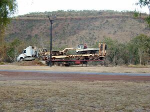 Road Train unloading