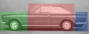 Three box notchback Fiat 124