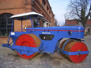 Henschel road roller MW 12 in Museum of Arbeit in Hamburg