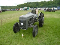 A Fordson 8N tractor with Ferguson system