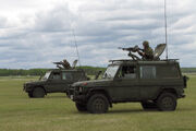 Two Canadian Forces G-Wagons