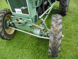 MAN tractor 4-WD axle detail-P8100529