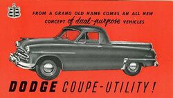 Dodge Coupe Utility