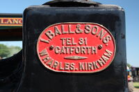 I.Ball & Sons owners plate on a roller headstock