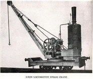A 1900s Smith Of Rodley Steam Railway Locomotive Crane 15T