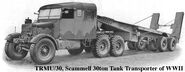 A 1940s Scammell Pioneer Army Tank Transporter Petrol engined