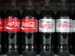 English & Hebrew Coke labels