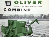 Oliver 25 combine