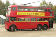 A London trolleybus.