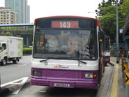 An SBS Transit Volvo B10M Mark IV bus with Duple Metsec bodywork in Singapore.