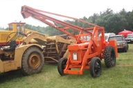 A recently restored Chaseside 2 Ton Yardcrane Diesel on display