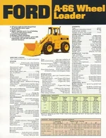 Ford A-66 wheel loader brochure - 1975