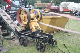 A Parker Crusher at Newby Hall Vintage Gathering