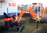 Kubota mini-digger at lamma 2011 - IMG 6310 edited