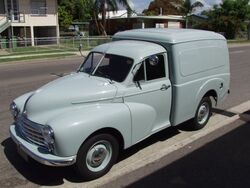 Morris Oxford van