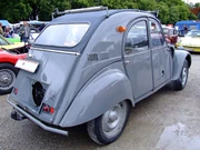 2CV Citroën Sahara - showing rear engine air intake and reshaped rear wings