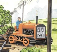 The Reverend Wilbert Awdry depicted the Caterpillar twenty-two tractor as Terence the tractor in The Railway Series: Tank Engine Thomas Again