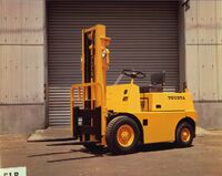 Toyota's first forklift