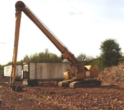 A 1990s Priestman Longreach VC20 Crawler Excavator