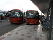 Airport Shuttle Buses operated by the Bangalore Metropolitan Transport Corporation (BMTC) to the Bengaluru International Airport
