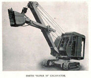 A 1950s Smith Of Rodley Super 10 Crawler Excavator Diesel