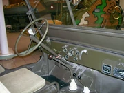 Dashboard of World War II era jeep.