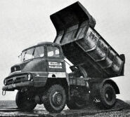 A 1960s AWD Ford Thames Trader 4X4 Dumptruck Diesel