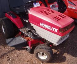 Homelite riding lawn outlet mower