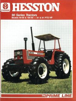 Hesston 100-90 MFWD brochure