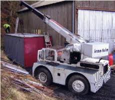 An IRON FAIRY Sapphire 4WD mobilecrane