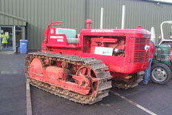 International TD18 Crawler tractor at Newark VTH 08 - IMG 3441